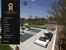 Tablet Screenshot of marrakech-resort.com